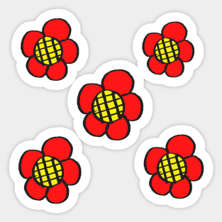 Bib Flower Sticker